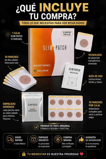 Slim Patch - Despídete de la grasa abdominal de forma natural