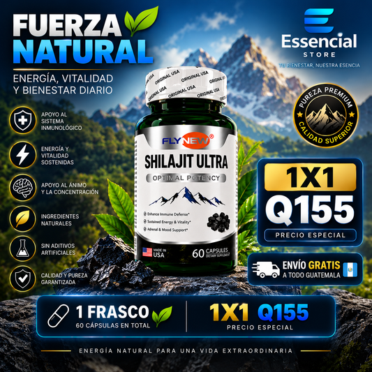 Shilajit Ultra – Vitalidad y Bienestar Hormonal