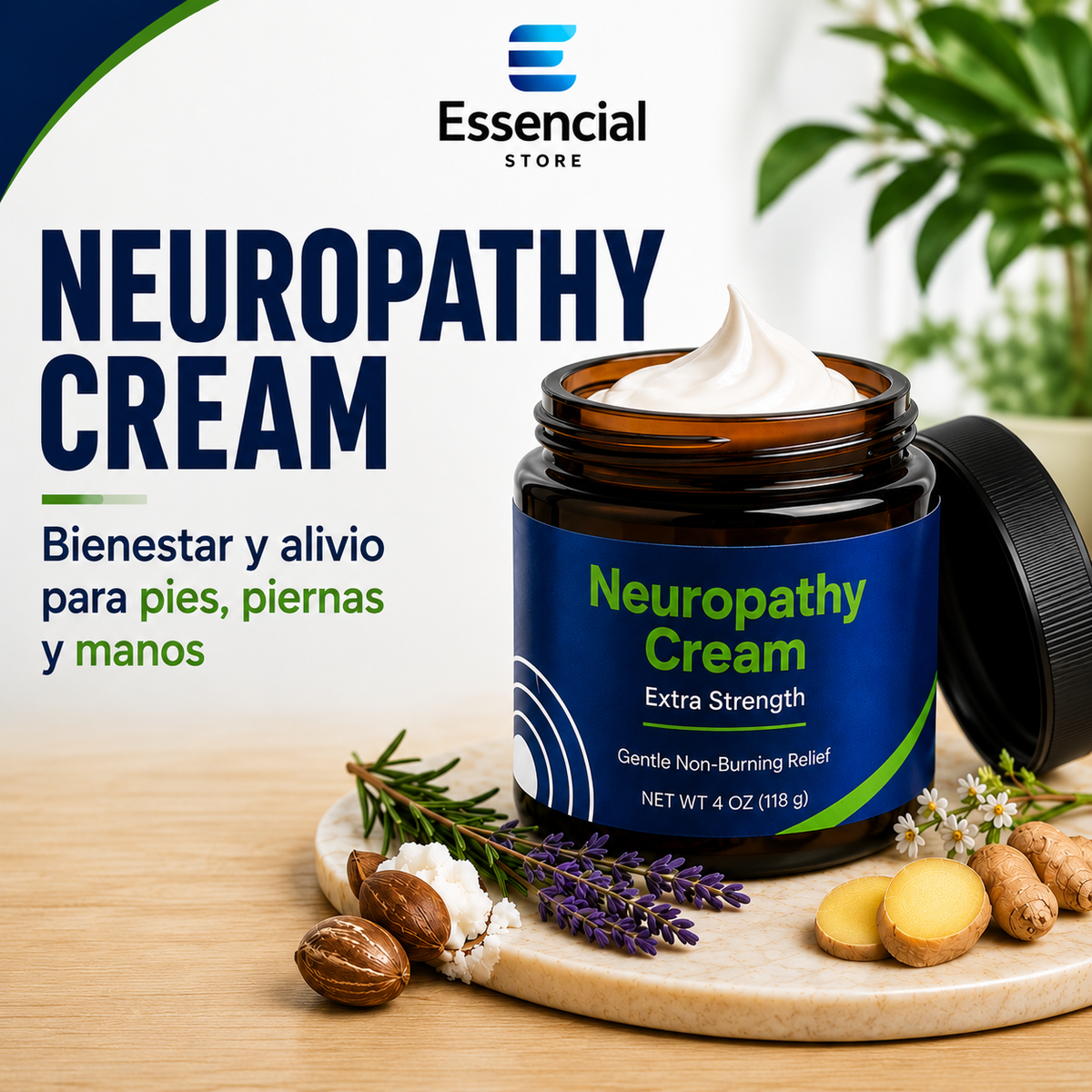 Neuropathy Cream – Bienestar y Alivio para Pies, Piernas y Manos