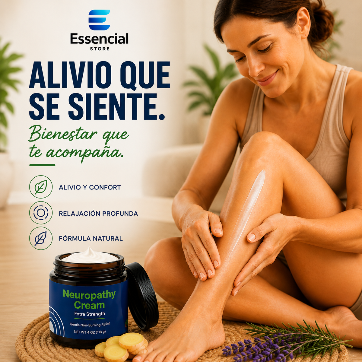 Neuropathy Cream – Bienestar y Alivio para Pies, Piernas y Manos