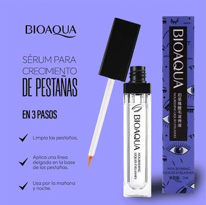 Suero Bioacua Crecimiento de Pestañas